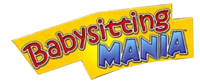Babysitting Mania title screen for Nintendo DS